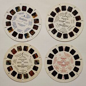 VINTAGE VIEW-MASTER Preview Reels x 4 Sawyer's Inc.